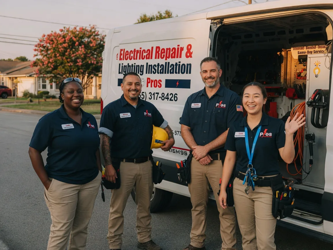 Licensed Electrician company in Southmayd, TX
